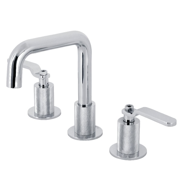 Widespread Bathroom Faucet with Push PopUp, Polished Chrome